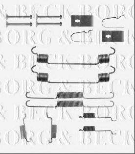 BORG & BECK BBK6243 Комплектуючі, колодки дискового гальма