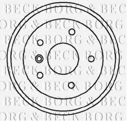 BORG & BECK BBR7022 Гальмівний барабан