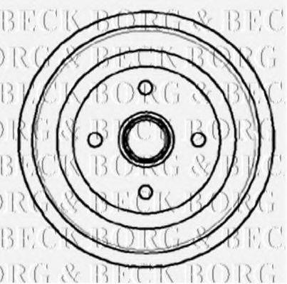 BORG & BECK BBR7046 Гальмівний барабан