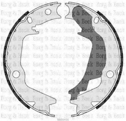 BORG & BECK BBS6456 Комплект гальмівних колодок