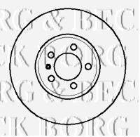 BORG & BECK BBD4088 гальмівний диск