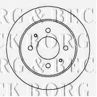 BORG & BECK BBD4282 гальмівний диск