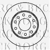 BORG & BECK BBD4284 гальмівний диск