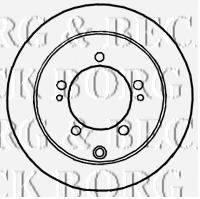 BORG & BECK BBD4644 гальмівний диск