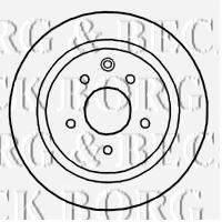 BORG & BECK BBD4670 гальмівний диск
