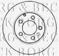 BORG & BECK BBD5131 гальмівний диск