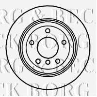BORG & BECK BBD5144 гальмівний диск