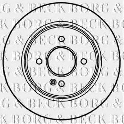 BORG & BECK BBD5296 гальмівний диск