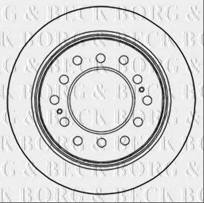 BORG & BECK BBD5297 гальмівний диск