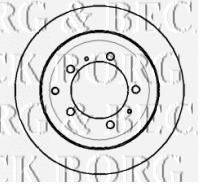 BORG & BECK BBD5749S гальмівний диск