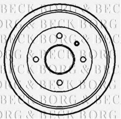 BORG & BECK BBR7091 Гальмівний барабан