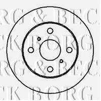 BORG & BECK BBD4009 гальмівний диск