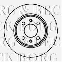 BORG & BECK BBD4019 гальмівний диск