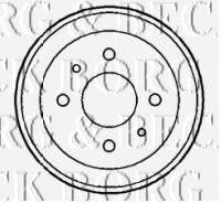 BORG & BECK BBD4165 гальмівний диск