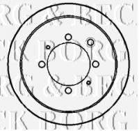 BORG & BECK BBD4269 гальмівний диск