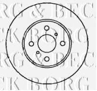 BORG & BECK BBD5066 гальмівний диск