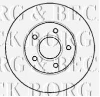 BORG & BECK BBD5067 гальмівний диск