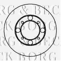 BORG & BECK BBD5113 гальмівний диск