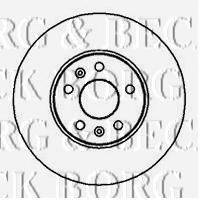 BORG & BECK BBD5133 гальмівний диск