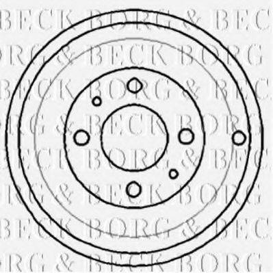 BORG & BECK BBR7109 Гальмівний барабан