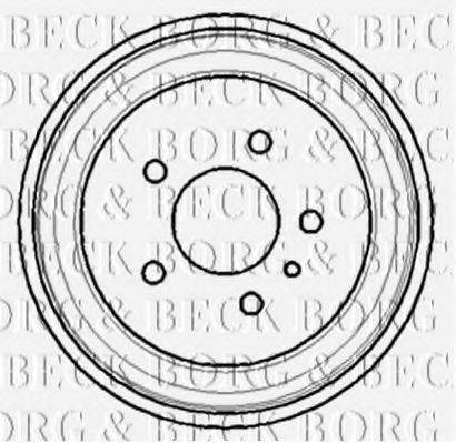 BORG & BECK BBR7113 Гальмівний барабан