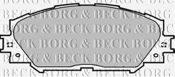 BORG & BECK BBP1991 Комплект гальмівних колодок, дискове гальмо