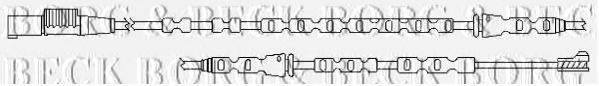 BORG & BECK BWL3094 Сигналізатор, знос гальмівних колодок