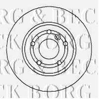 BORG & BECK BBD4084 гальмівний диск