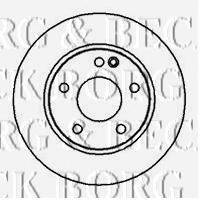 BORG & BECK BBD4109 гальмівний диск