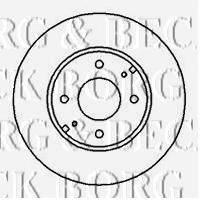 BORG & BECK BBD4132 гальмівний диск