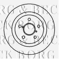 BORG & BECK BBD4137 гальмівний диск