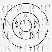 BORG & BECK BBD4138 гальмівний диск