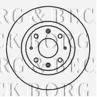 BORG & BECK BBD4151 гальмівний диск