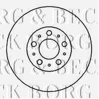 BORG & BECK BBD4179 гальмівний диск