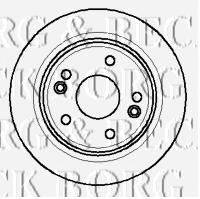 BORG & BECK BBD4271 гальмівний диск