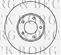 BORG & BECK BBD4275 гальмівний диск