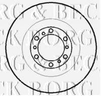 BORG & BECK BBD4301 гальмівний диск