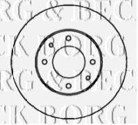 BORG & BECK BBD4347 гальмівний диск