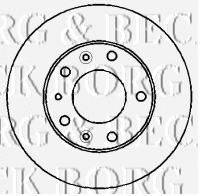 BORG & BECK BBD4351 гальмівний диск