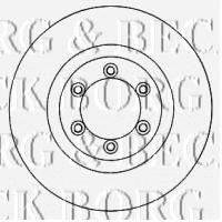 BORG & BECK BBD4583 гальмівний диск