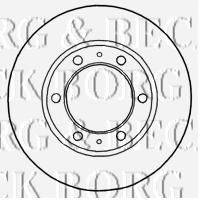 BORG & BECK BBD4815 гальмівний диск