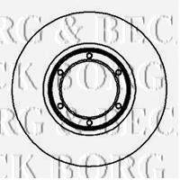 BORG & BECK BBD4840 гальмівний диск