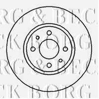 BORG & BECK BBD4879 гальмівний диск