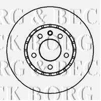 BORG & BECK BBD4908 гальмівний диск