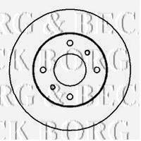 BORG & BECK BBD4942 гальмівний диск