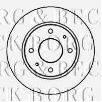 BORG & BECK BBD4991 гальмівний диск