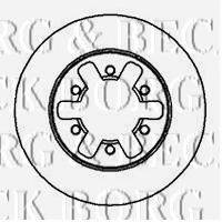 BORG & BECK BBD5012 гальмівний диск