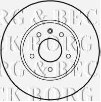 BORG & BECK BBD5141 гальмівний диск