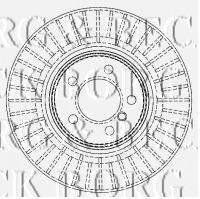 BORG & BECK BBD5919S гальмівний диск