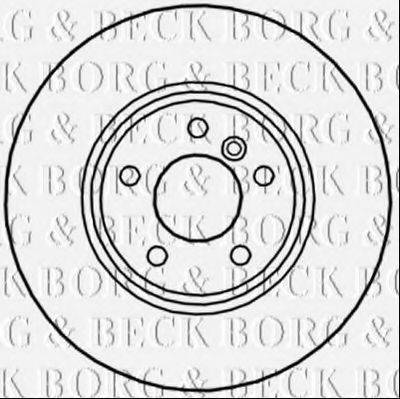 BORG & BECK BBD6027S гальмівний диск